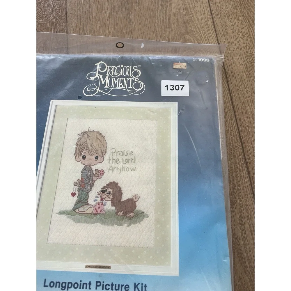 Precious Moments Longpoint Picture Needlecraft Kit Boy & Dog 16
